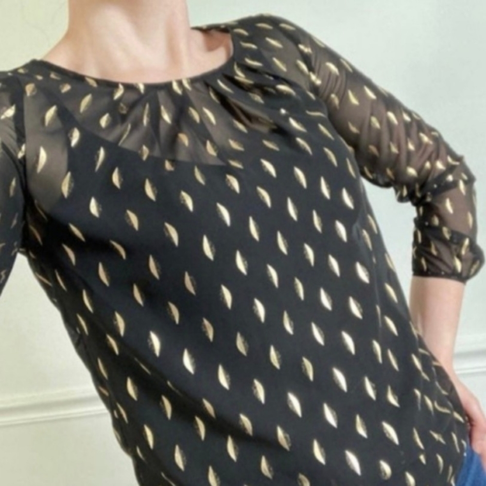 Maison Jules Sheer Blouse